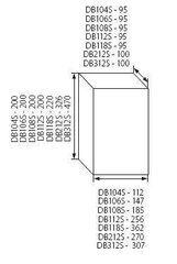 DB112S Ideaalne 1x12 pinnapealne jaotuskilp hind ja info | Lülitid ja pistikupesad | kaup24.ee