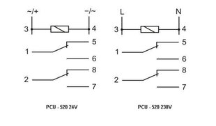 PCU-520 UNI 12-264V AC/DC universaalne ajarelee hind ja info | Lülitid ja pistikupesad | kaup24.ee