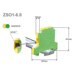 Резьбовая предохранительная шинная муфта ZSO1-6.0 цена и информация | Механические инструменты | kaup24.ee