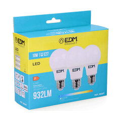 LED-lamp EDM E27 10 W F 810 Lm (6400K) hind ja info | LED ribad | kaup24.ee