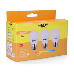 LED-lamp EDM E27 5 W G (3200 K) hind ja info | LED ribad | kaup24.ee