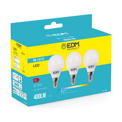 LED-lamp EDM 5 W E14 G 400 lm (6400K) hind ja info | LED ribad | kaup24.ee