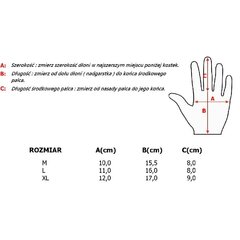 Neopreenist kindad York, must/punane цена и информация | Рабочие перчатки | kaup24.ee