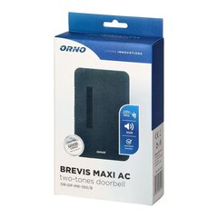 Bell OBREVIS MAXI OR-DP-MR-150/B черный цена и информация | Дверные звонки, глазки | kaup24.ee