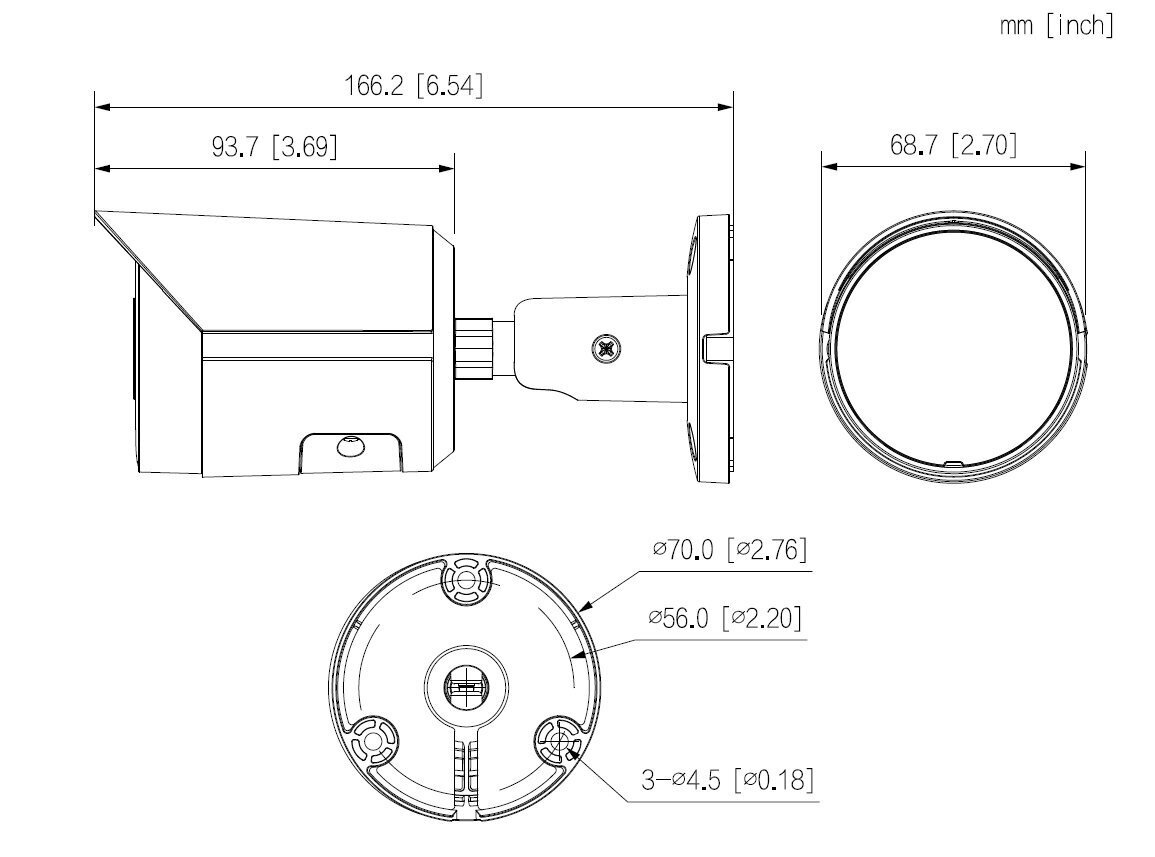 IP-KAAMERA IPC-HFW2249S-S-IL-0280B-BLACK WizSense - 1080p 2.8 mm DAHUA hind ja info | Valvekaamerad | kaup24.ee