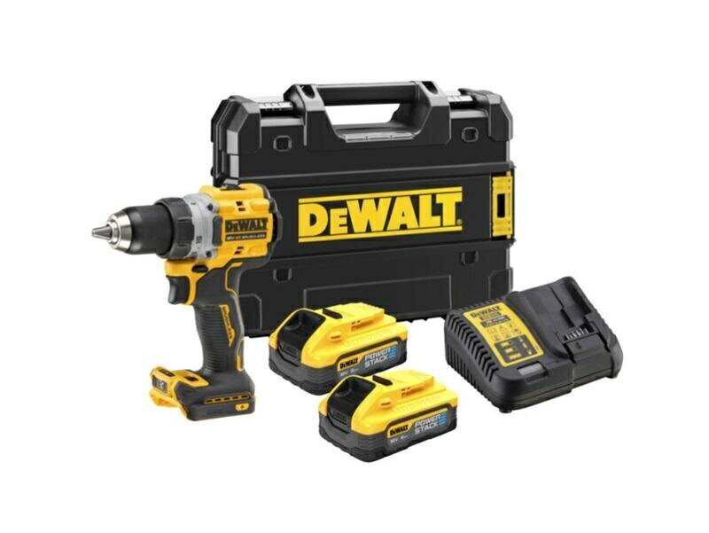 DEWALT PUURPUUR 18V 90Nm BL 2x5,0Ah POWERSTACK DCD800H2T цена и информация | Akutrellid ja akukruvikeerajad | kaup24.ee