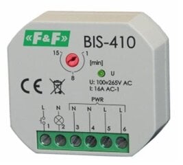 Бистабильное реле BIS-410 с таймером цена и информация | Выключатели, розетки | kaup24.ee