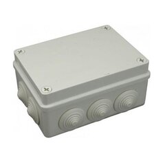 Поверхностный бокс S-Box 306 - 150x110x70, 10 сальников, IP65 цена и информация | Выключатели, розетки | kaup24.ee