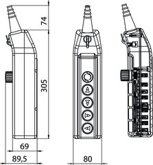 Kraana juhtimispult PKS-6W02 hind ja info | Valvesüsteemid, kontrollerid | kaup24.ee