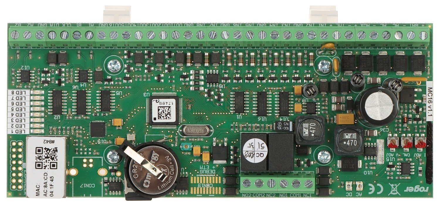 LIGIPÄÄSU KONTROLLERI MOODUL MC16-PAC-ST-2 ROGER цена и информация | Valvesüsteemid, kontrollerid | kaup24.ee
