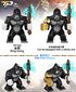 Konstruktor King Kong vs Godzilla figuur HeroBricks, 2 tk, 9cm цена и информация | Klotsid ja konstruktorid | kaup24.ee