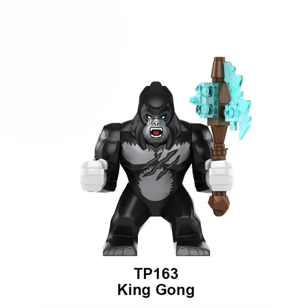 Konstruktor King Kong vs Godzilla figuur HeroBricks, 2 tk, 9cm цена и информация | Klotsid ja konstruktorid | kaup24.ee