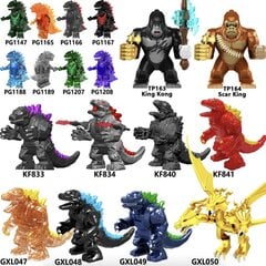 Constructor Godzilla figuur HeroBricks, 14 cm hind ja info | Klotsid ja konstruktorid | kaup24.ee