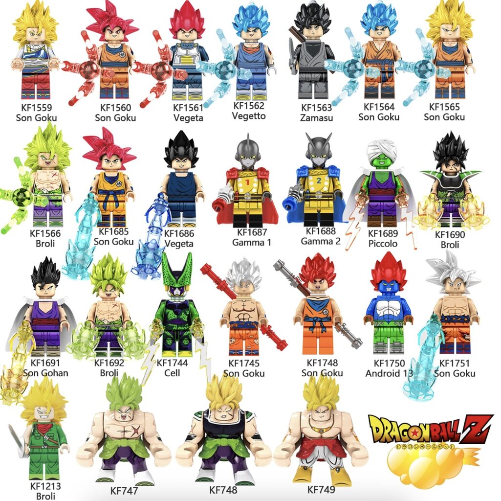 Dragon Ball Son Goku HeroBricks, 5cm hind ja info | Klotsid ja konstruktorid | kaup24.ee