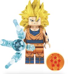 Dragon Ball Son Goku HeroBricks, 5cm hind ja info | Klotsid ja konstruktorid | kaup24.ee