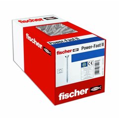 Винтовой комплект Fischer винт 200 штук ОцинкованнЫЙ (3,5 x 500 mm) цена и информация | Инструменты крепления | kaup24.ee