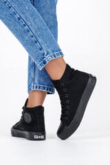 Черные женские высокие кроссовки на шнуровке Casu XB02 100357-P цена и информация | Спортивная обувь, кроссовки для женщин | kaup24.ee