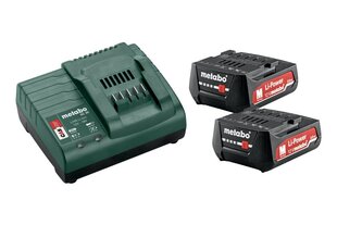 METABO АККУМУЛЯТОР 12V 2.0 x2 + ЗАРЯД СК 30 цена и информация | Шуруповерты, дрели | kaup24.ee