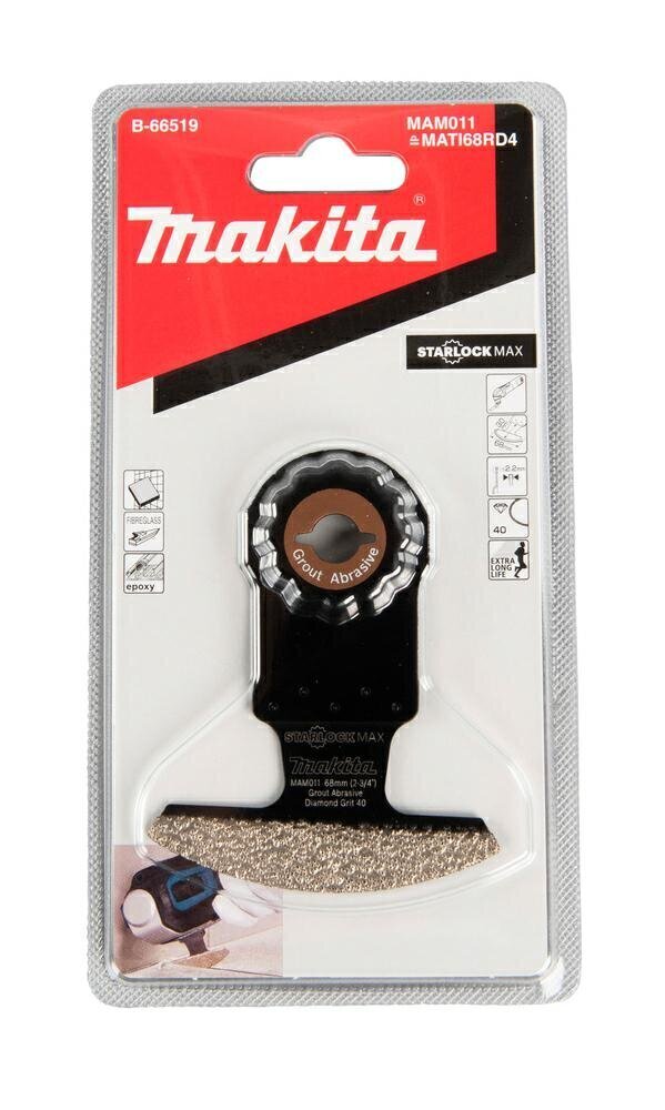 MAKITA MT KÕVERA SAETERA TEEMANT 68mm K40 MULTITOOL STARLOCK MAX hind ja info | Käsitööriistad | kaup24.ee