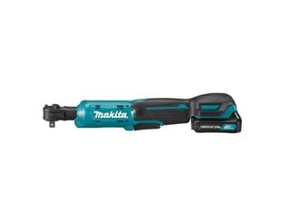 MAKITA RATCHET 12V WR100DSA 47,5Nm 1/4 -3/8&quot; 1x2,0Ah hind ja info | Akutrellid, kruvikeerajad | kaup24.ee