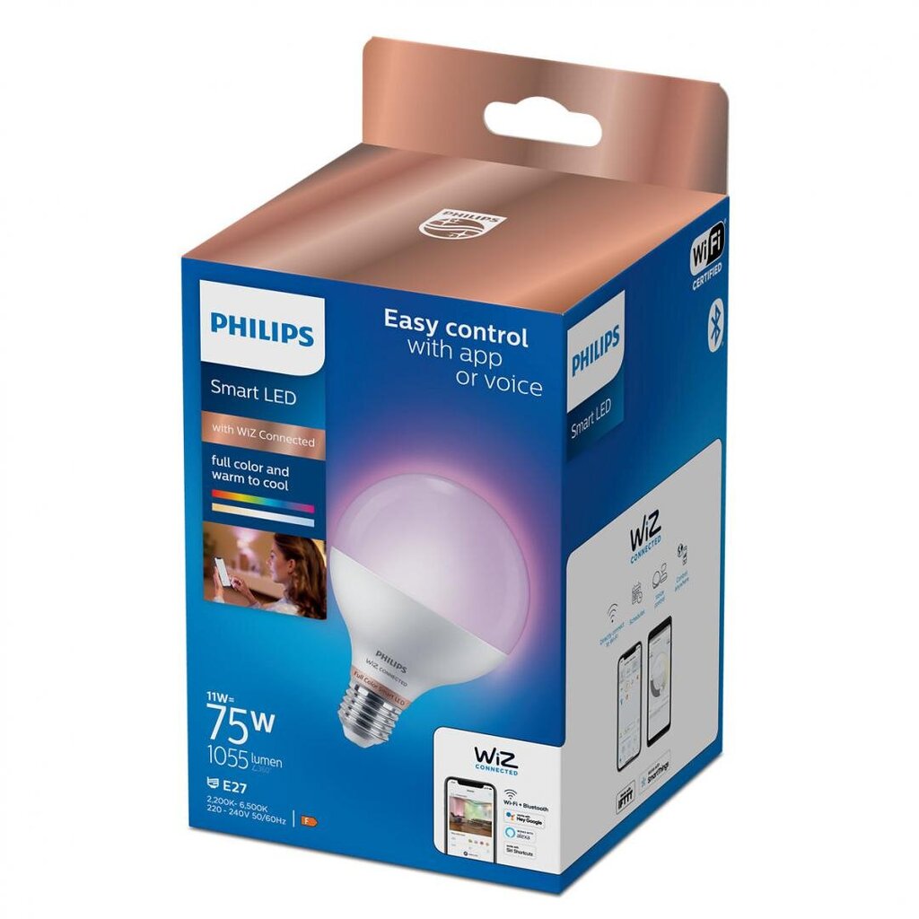 LED-lamp Philips Wiz G95 Smart E27 11 W 1055 lm hind ja info | Käsitööriistad | kaup24.ee