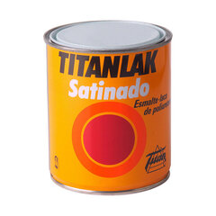 Synthetic enamel Titanlux Titanlak 11140038 Полиуретан лак Белый сатин 375 ml цена и информация | Краска | kaup24.ee