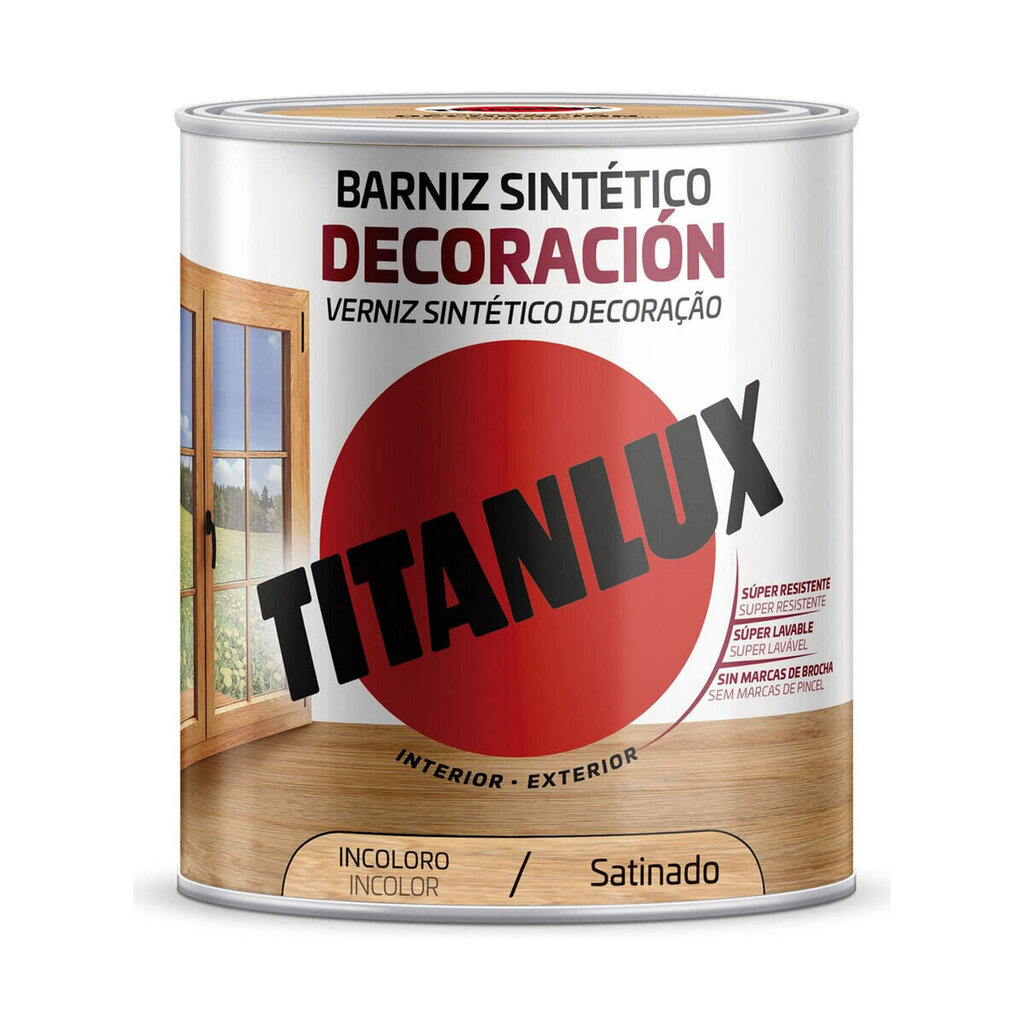 Lakk TITANLUX m11100034 750 ml Satineeritud hind ja info | Lakid, lahustid | kaup24.ee