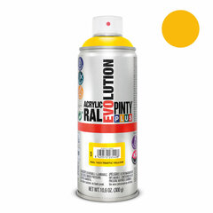 Аэрозольная краска Pintyplus Evolution RAL 1023 300 ml Traffic Yellow цена и информация | Краска | kaup24.ee