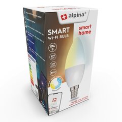 Smart Elektripirn Alpina RGB 4,9 W 2700-6500 K E14 470 lm Wi-Fi hind ja info | Vannitoa sisustuselemendid ja aksessuaarid | kaup24.ee