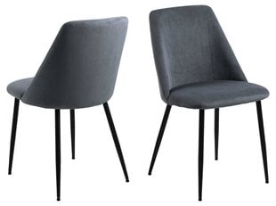 4-х частей комплект стульев Actona Nildo, серый цена и информация | Стулья для кухни и столовой | kaup24.ee