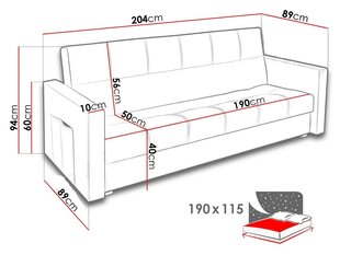 Diivanvoodi ADAN-Inari 95 hind ja info | Diivanid ja diivanvoodid | kaup24.ee