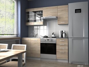 Кухонная мебель PAMELA-dąb sonoma цена и информация | Кухонные гарнитуры | kaup24.ee