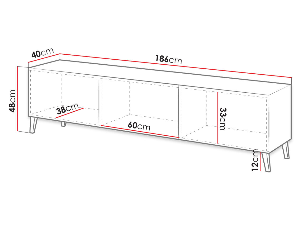 Telekalaud DOPPO 3D-biały (valge) hind ja info | TV alused | kaup24.ee