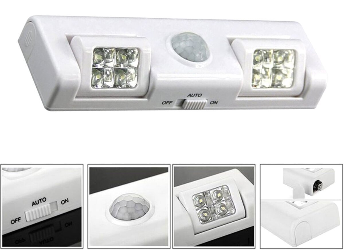 LED lamp liikumisanduriga, liim hind ja info | Rippvalgustid | kaup24.ee