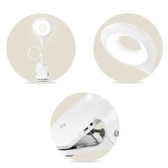 Juhtmeta LED lugemislamp klambriga + valge mikro USB kaabel hind ja info | Laualambid | kaup24.ee