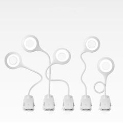 Wireless LED reading lamp with clip + white micro USB cable цена и информация | Настольные лампы | kaup24.ee