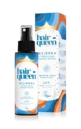 Juuksekasvu soodustav losjoon Hair Queen, 100 ml hind ja info | Maskid, õlid, seerumid | kaup24.ee