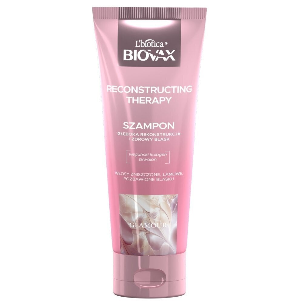 Šampoon L'biotica Biovax Glamour Reconstructing Therapy, 200 ml цена и информация | Šampoonid | kaup24.ee