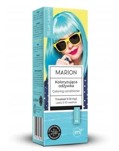 Värviv juuksepalsam Marion Blue Lagoon, 70 ml hind ja info | Juuksepalsamid | kaup24.ee