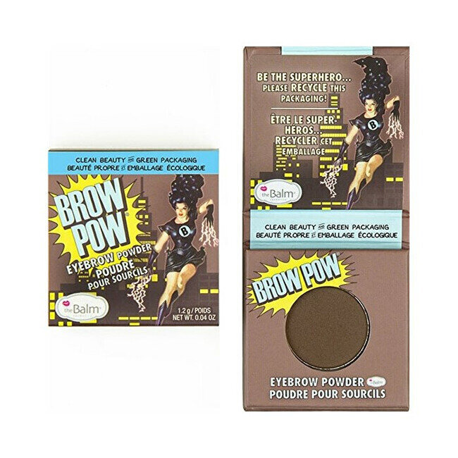 Kulmupuuder The Balm Cosmetics Brow Pow Light Brown, 1,2 g hind ja info | Ripsmetušid, lauvärvid, silmapliiatsid, seerumid | kaup24.ee