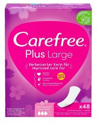 Hügieenisidemed Carefree Plus Large Light Scent, 48 tk hind ja info | Tampoonid, hügieenisidemed, menstruaalanumad | kaup24.ee