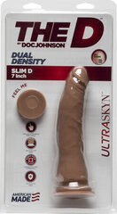 Doc Johnson Õhuke D realistlik Dildo, 7" / 18 cm цена и информация | Фаллоимитаторы | kaup24.ee