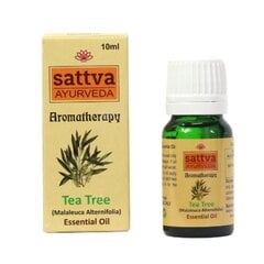 Эфирное масло для ароматерапии Sattva Tea Tree, 10 мл. цена и информация | Эфирные, косметические масла, гидролаты | kaup24.ee