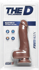 Realistlik dildo Doc Johnson Master D, 18 cm цена и информация | Фаллоимитаторы | kaup24.ee