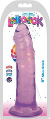 Curve Toys Lollicock Slim Stick 8 Violetne hind ja info | Dildod | kaup24.ee