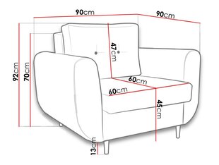 Tugitool DYNAN I-Endo 7704 hind ja info | Tugitoolid ja tugitoolvoodid | kaup24.ee