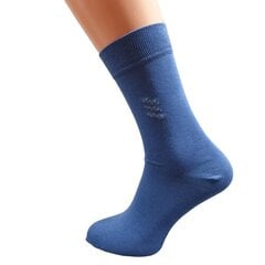 Мужские классические носки с дизайном 121 (синие) цена и информация | Мужские носки | kaup24.ee