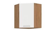 Шкаф кухонный Woodline 58x58 GN-72 1F-dąb lancelot / biały połysk цена и информация | Кухонные шкафчики | kaup24.ee