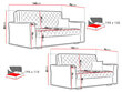 Pehme mööblikomplekt CLIVIA CARO II+III-Zanzibar 182 hind ja info | Pehme mööbli komplektid  | kaup24.ee