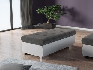 Тумба HERKULES large-ecoskóra Soft 017 (белый) + Casablanca 2315 цена и информация | Кресла-мешки и пуфы | kaup24.ee